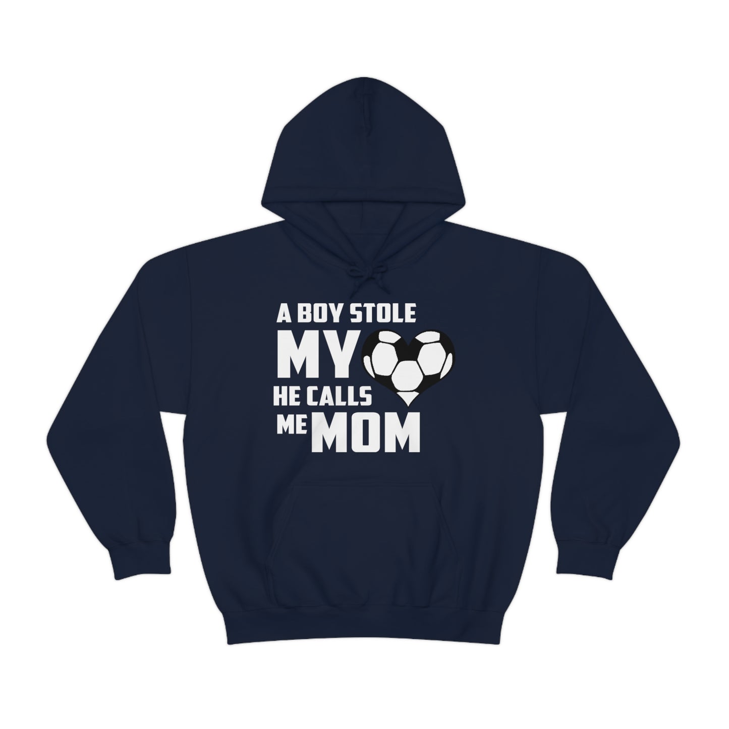 A boy stole my heart he calls me Mom Hoodie