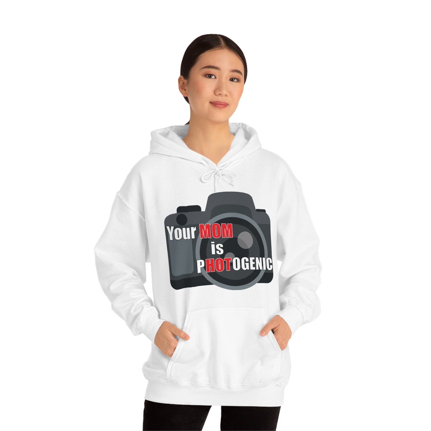 Your Mom is pHOTogenic Camera Hoodie