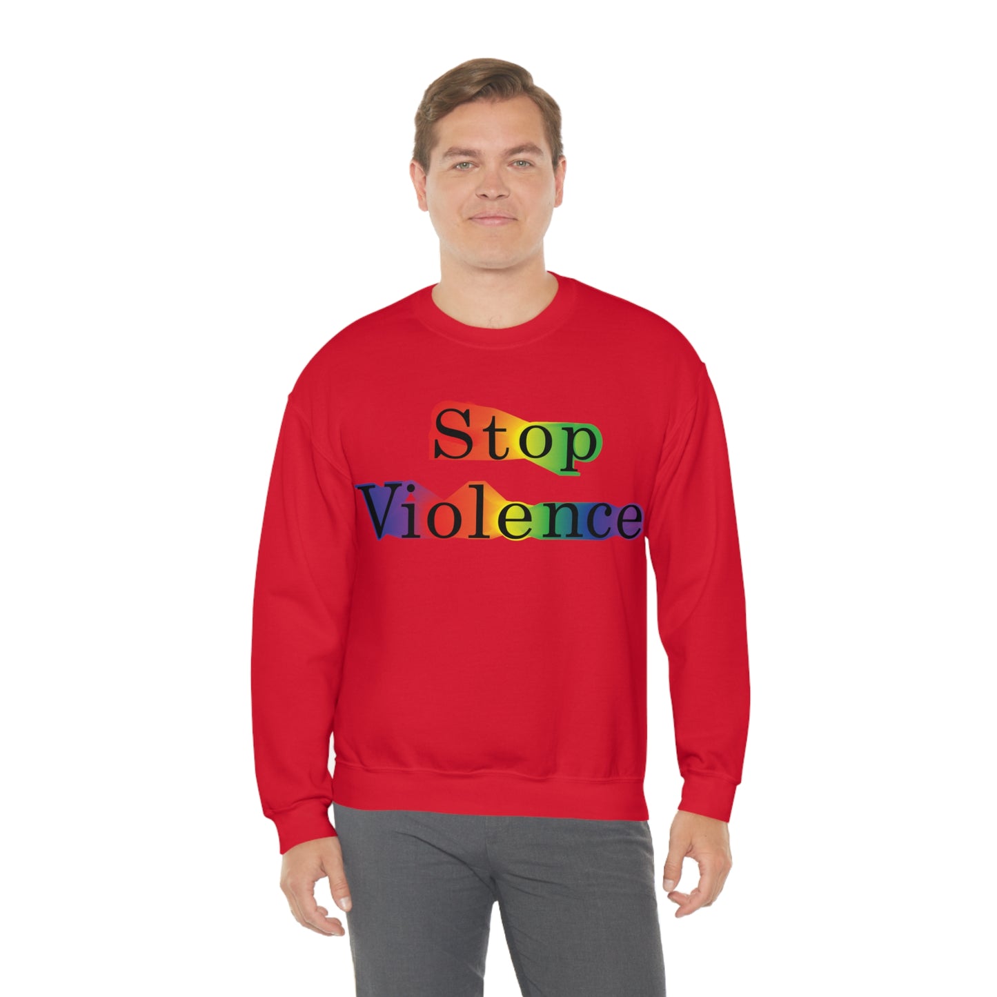 Stop Violence Crewneck Sweatshirt