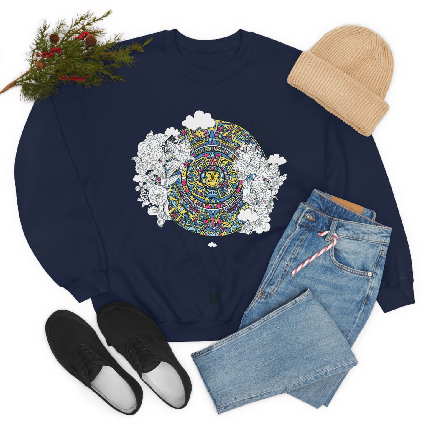 Chinese Air Balloon Crewneck Sweatshirt