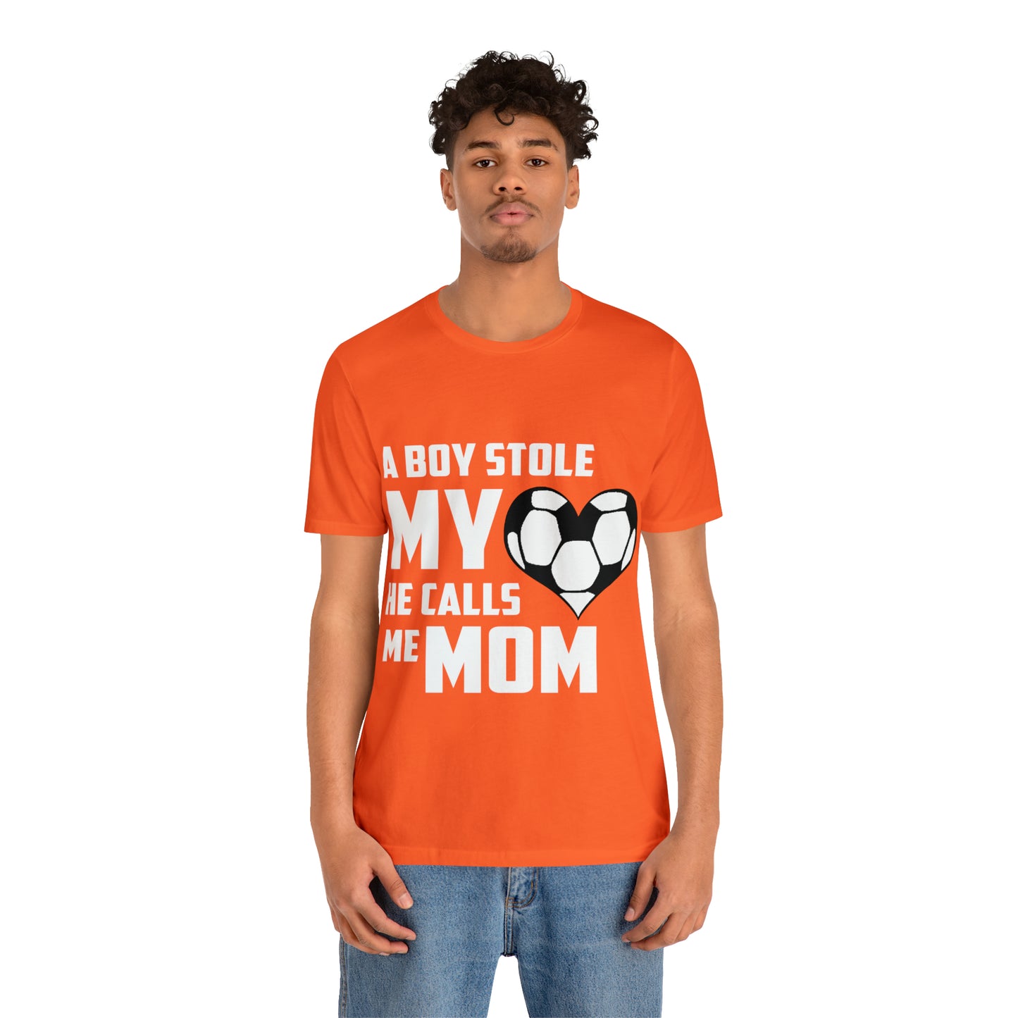 A boy stole my heart he calls me Mom T-Shirt