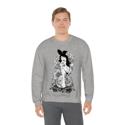 Animal instinct Tattoo Crewneck Sweatshirt