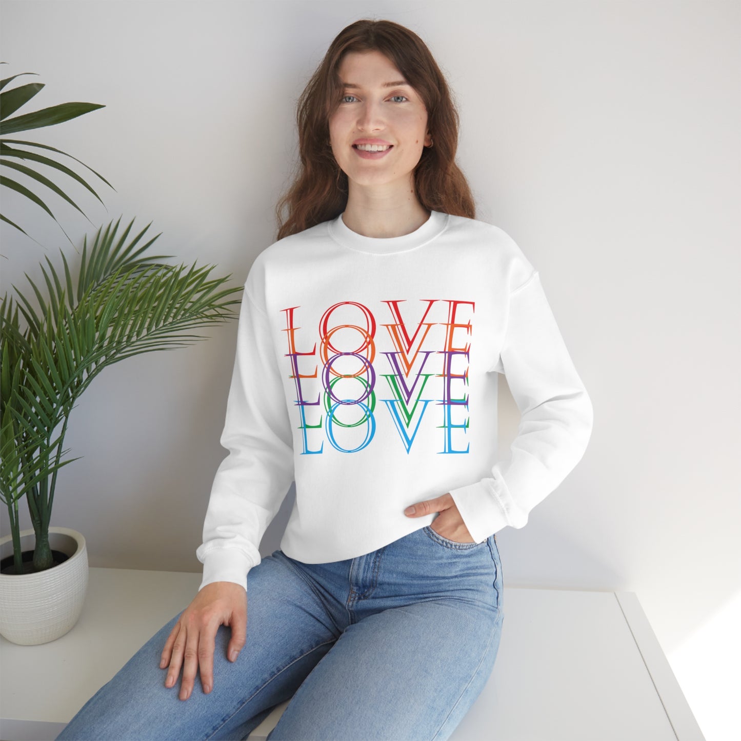 Love in Many Ways Crewneck Sweatshirt