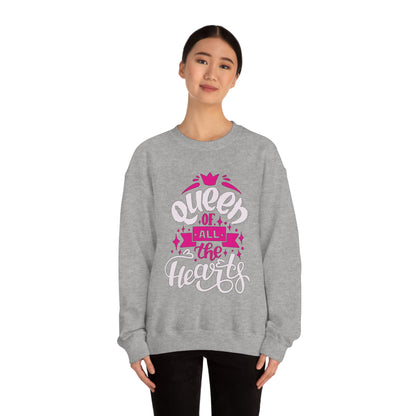 Queen of All The Hearts Crewneck Sweatshirt