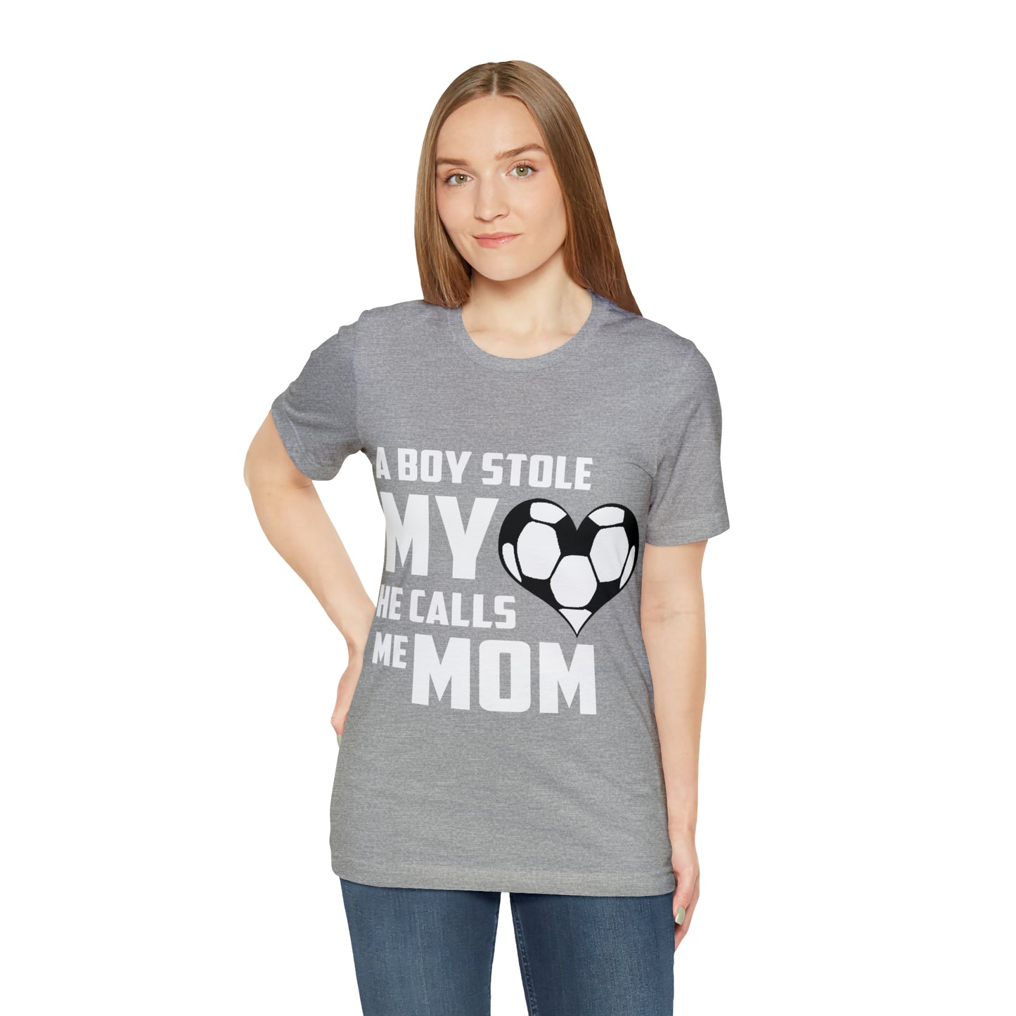 A boy stole my heart he calls me Mom T-Shirt