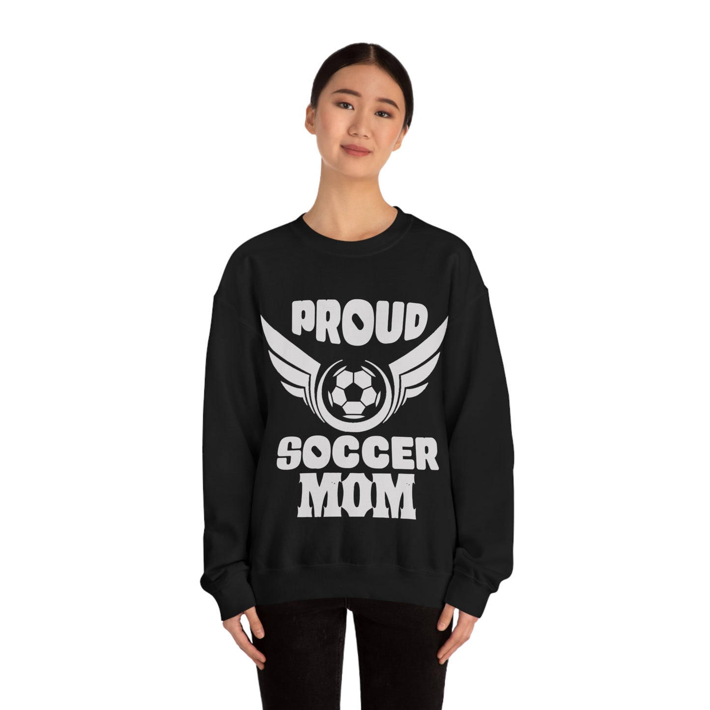 Proud S o c c e r MOM Crewneck Sweatshirt