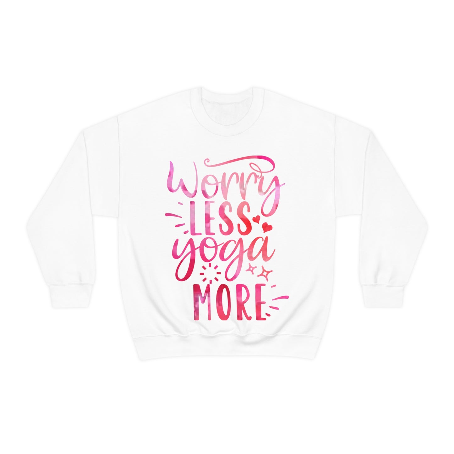 Worry Less Yoga More Crewneck Sweatshirt