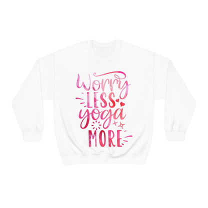 Worry Less Yoga More Crewneck Sweatshirt