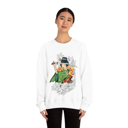 Female Samurai Crewneck Sweatshirt