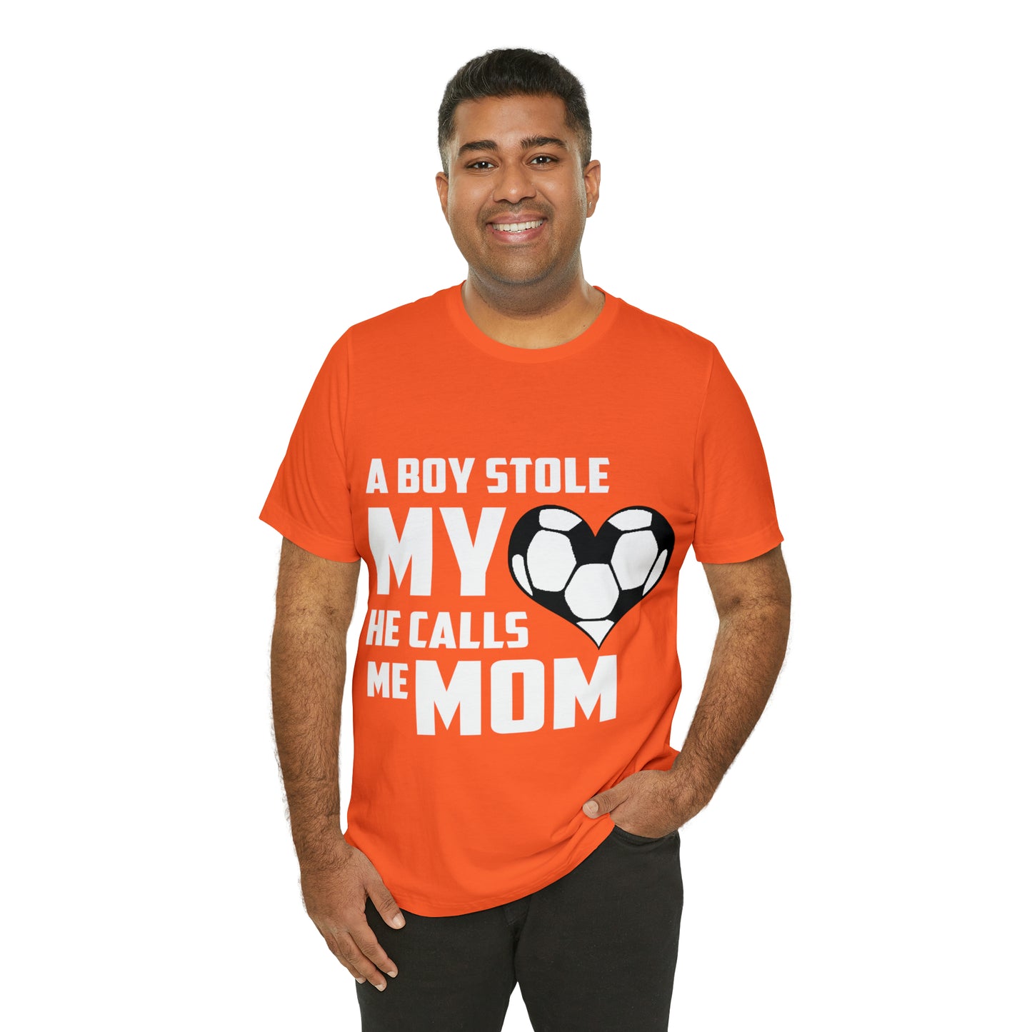 A boy stole my heart he calls me Mom T-Shirt