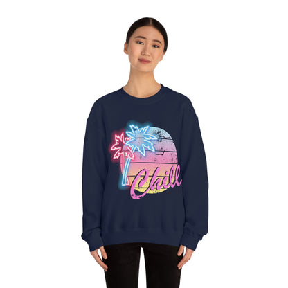 Chill Summer For Life Crewneck Sweatshirt