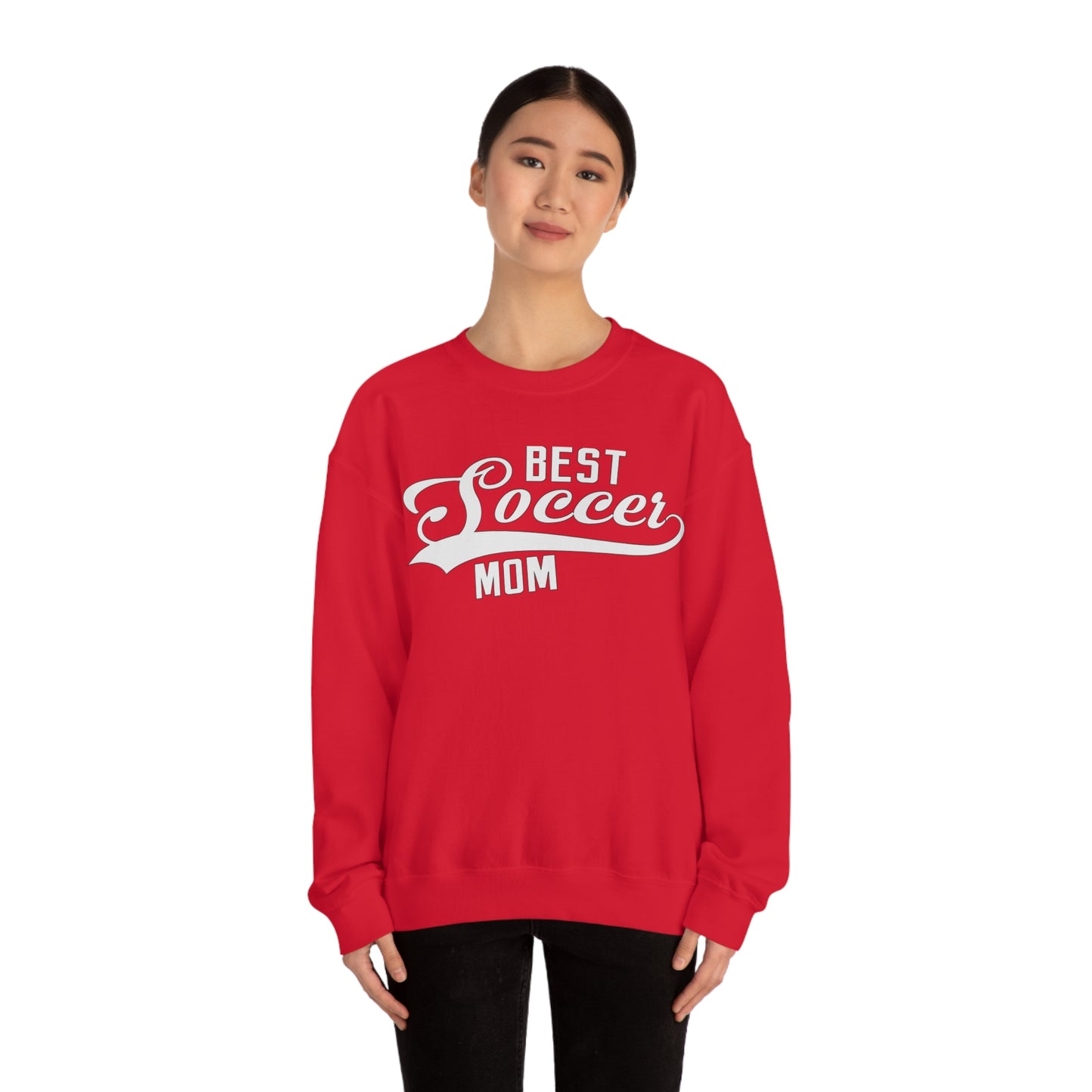 Best-soccer mom Crewneck Sweatshirt