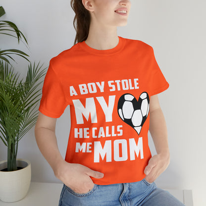 A boy stole my heart he calls me Mom T-Shirt