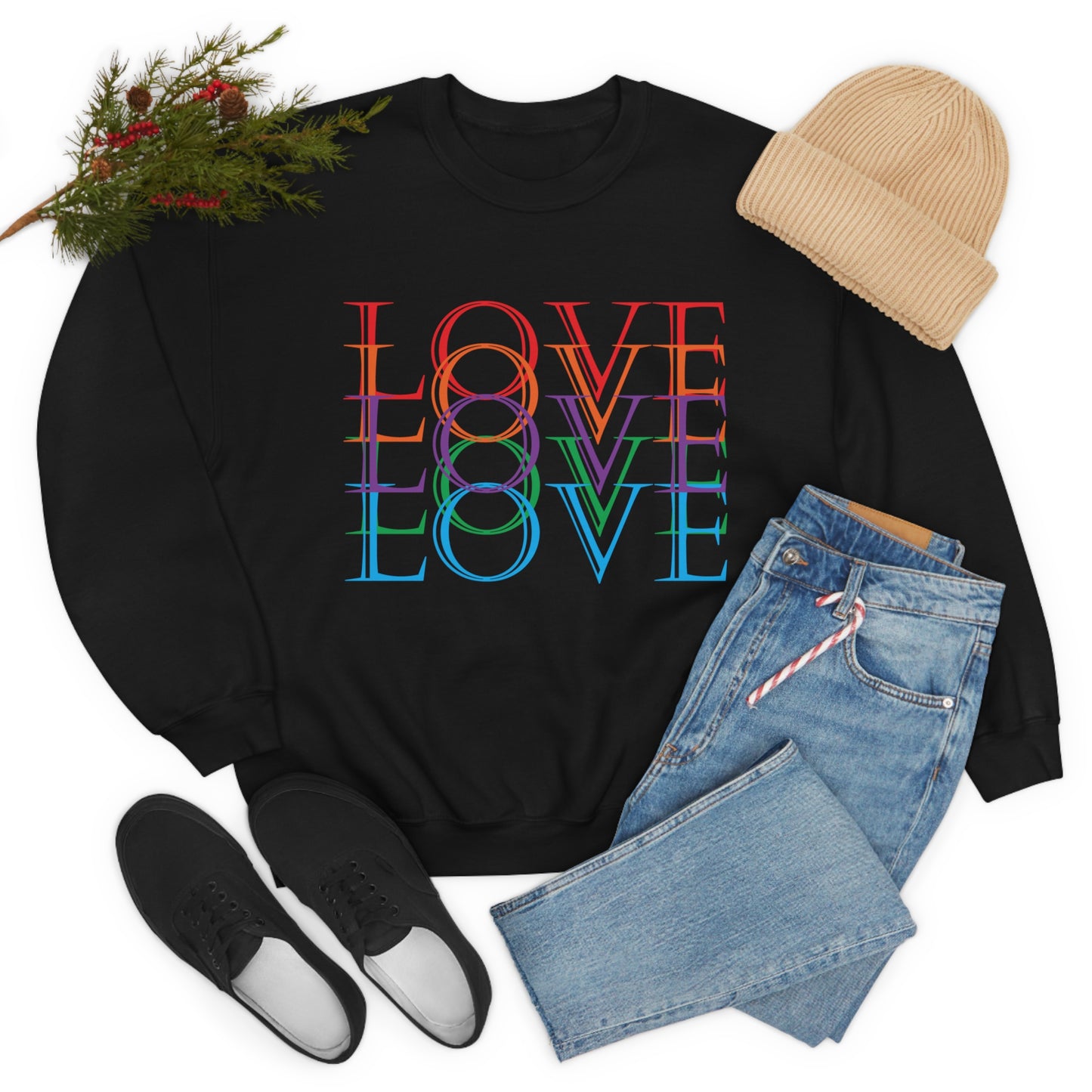 Love in Many Ways Crewneck Sweatshirt