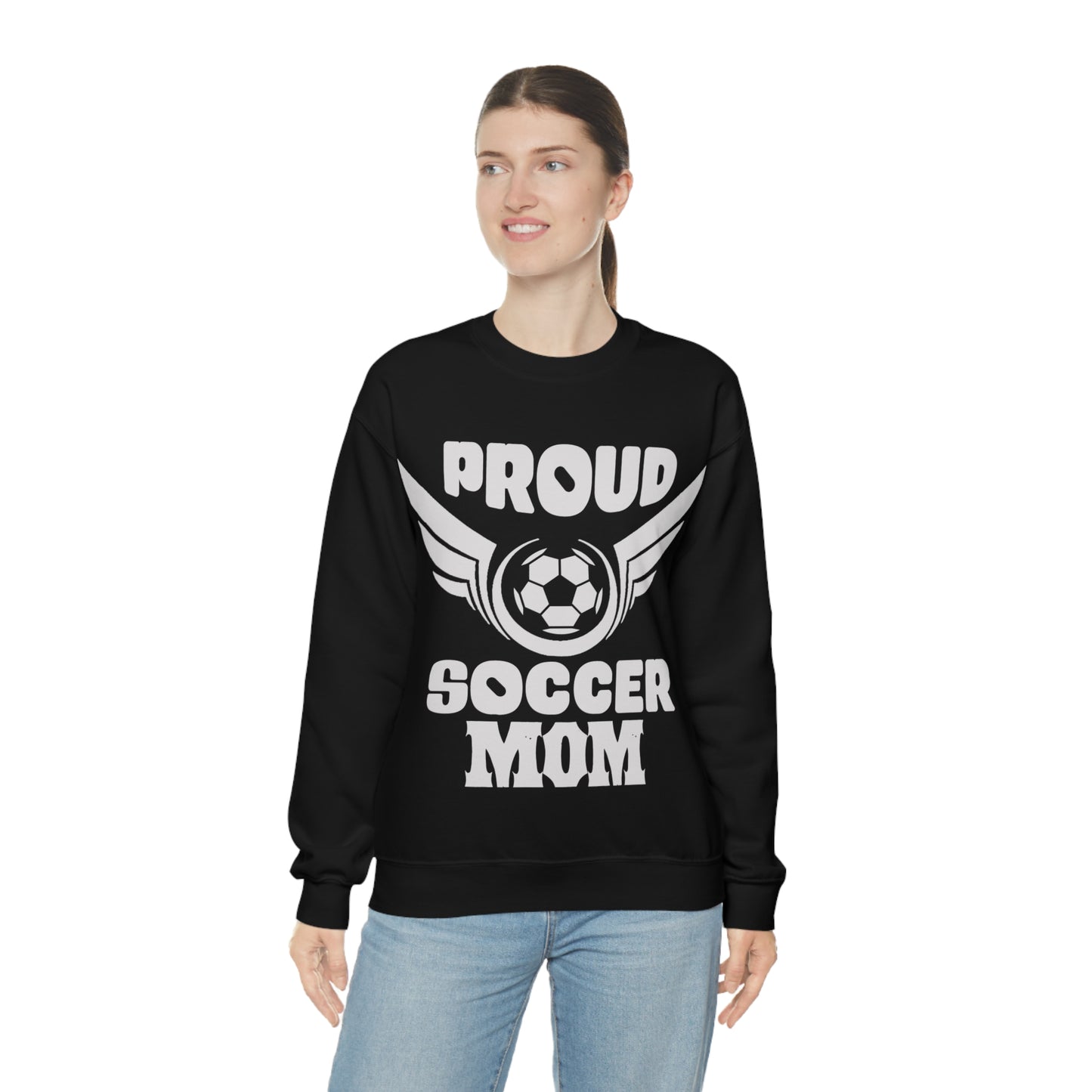 Proud S o c c e r MOM Crewneck Sweatshirt