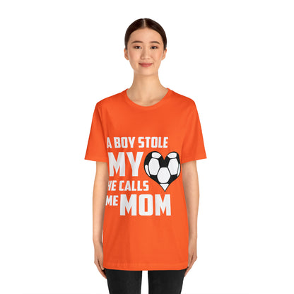 A boy stole my heart he calls me Mom T-Shirt