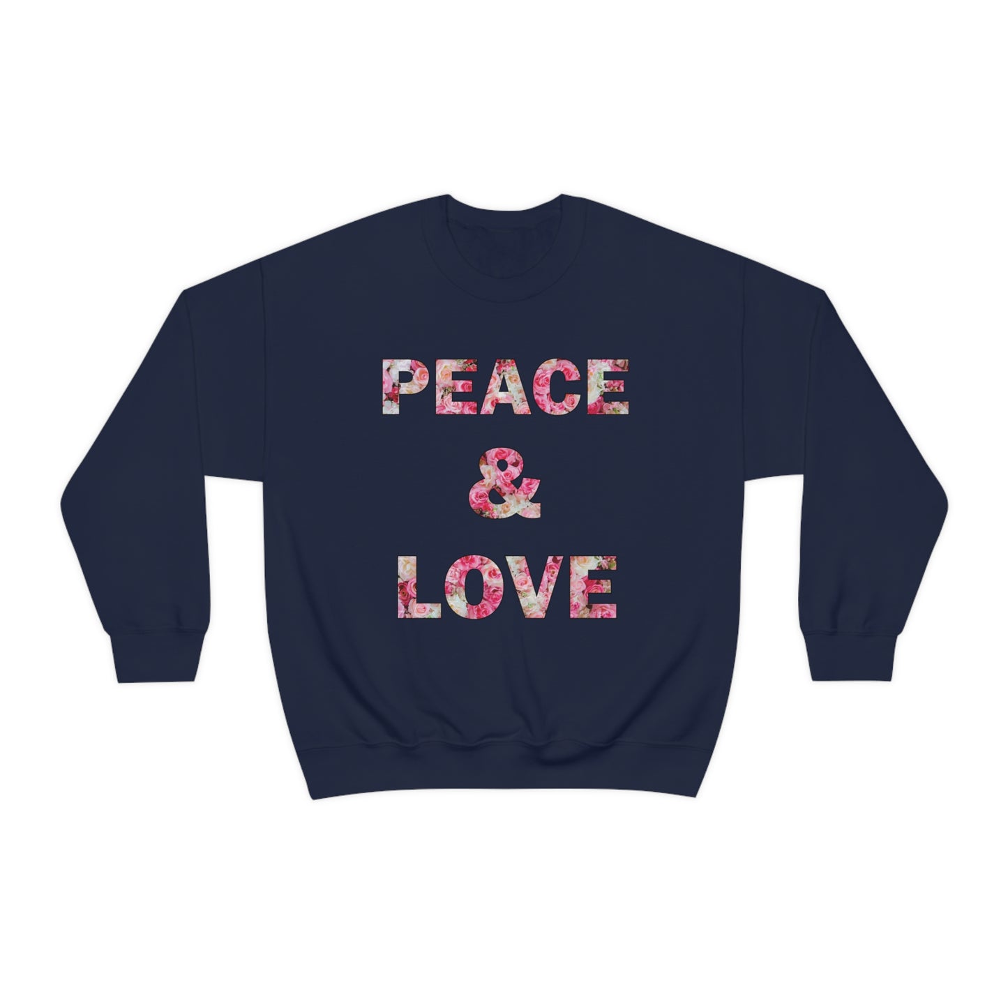 Peace & Love Crewneck Sweatshirt