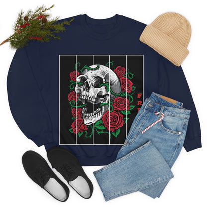 Freedom Death Roses Crewneck Sweatshirt