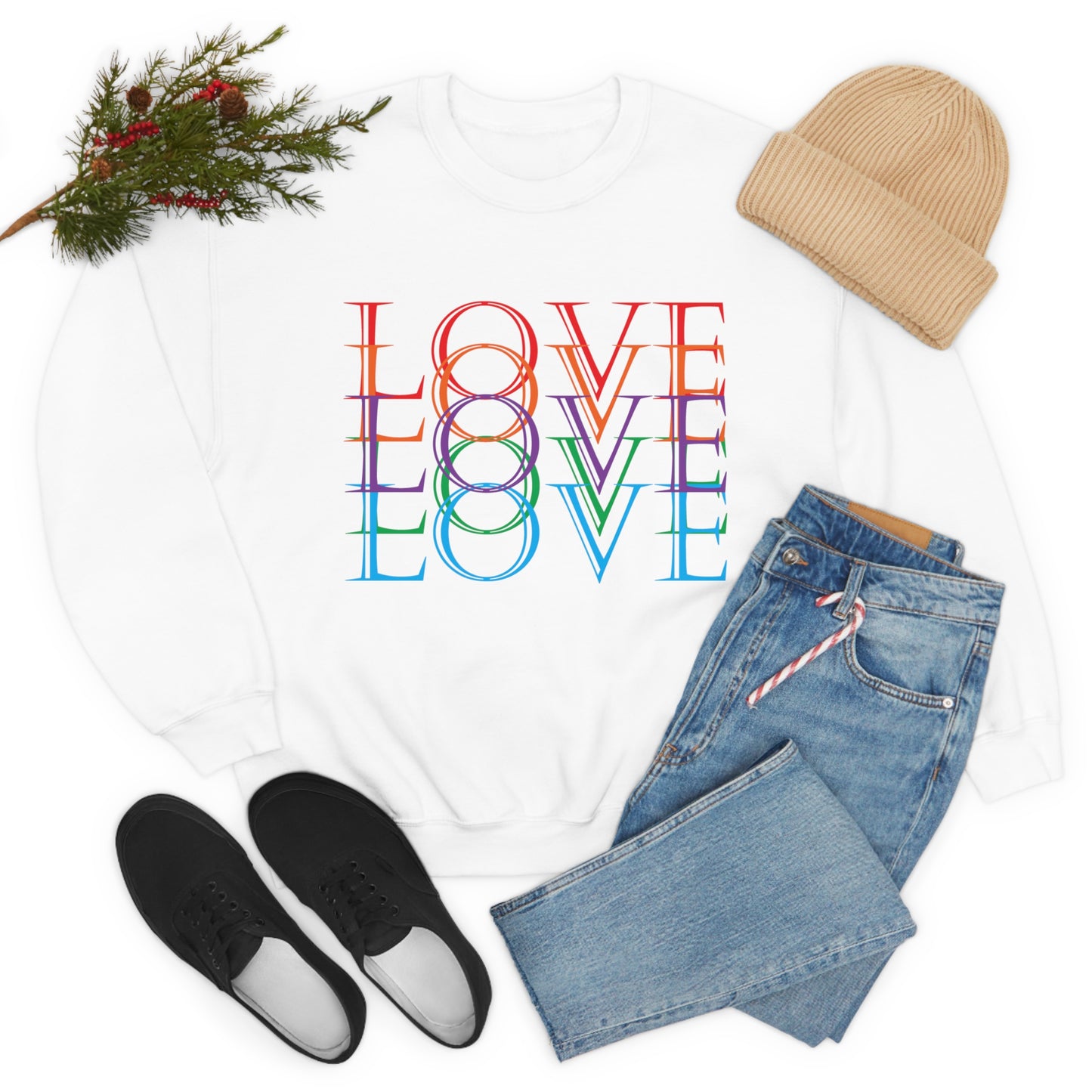 Love in Many Ways Crewneck Sweatshirt