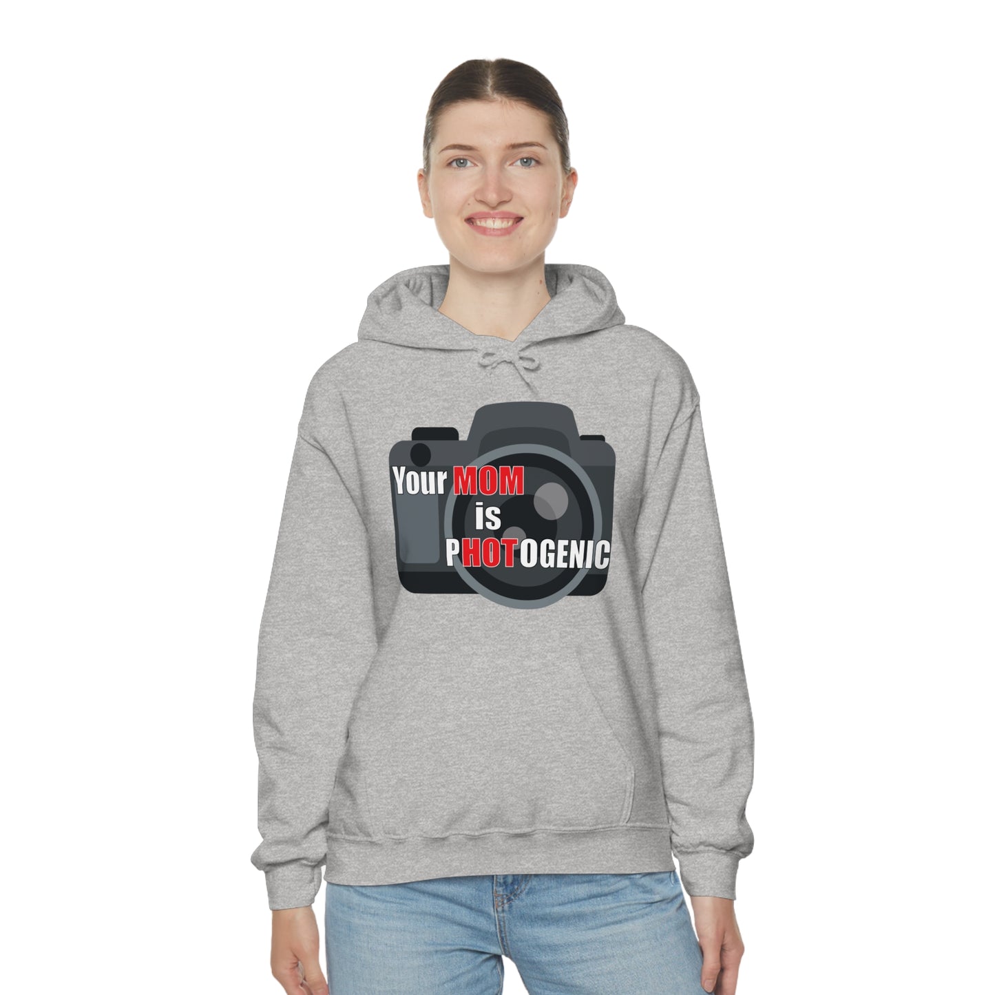 Your Mom is pHOTogenic Camera Hoodie