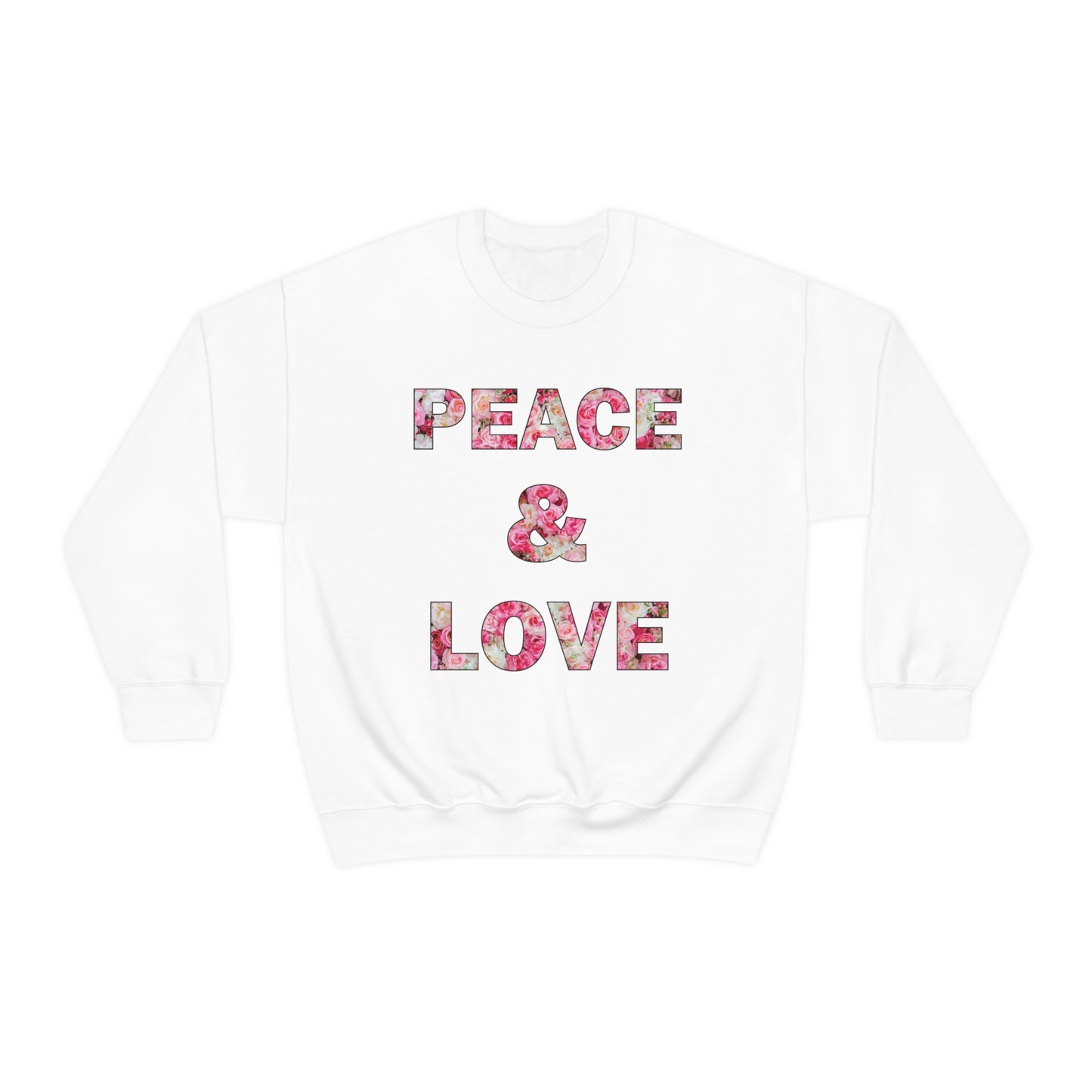 Peace & Love Crewneck Sweatshirt