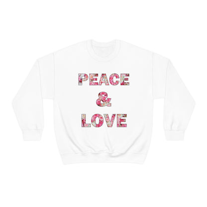 Peace & Love Crewneck Sweatshirt