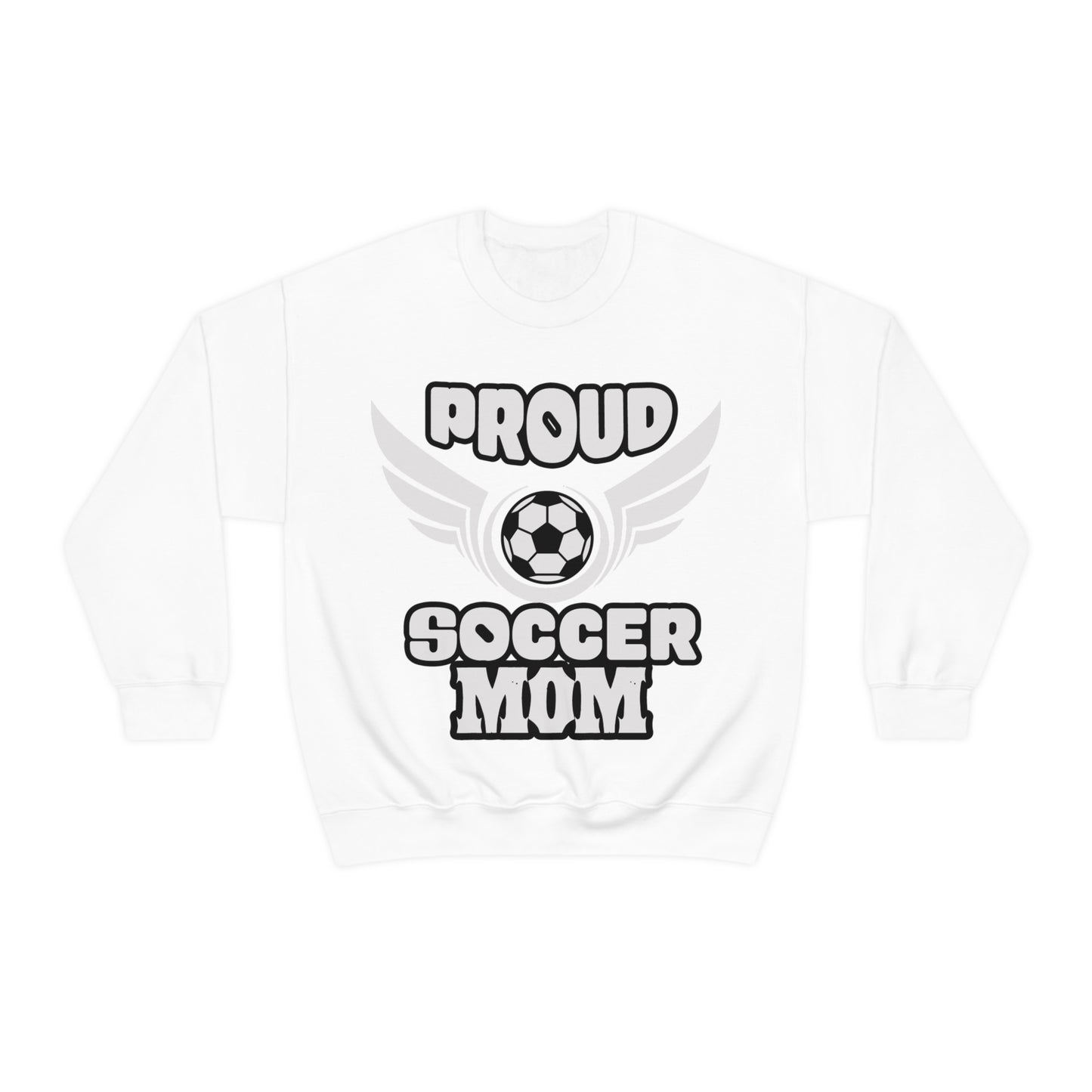 Proud S o c c e r MOM Crewneck Sweatshirt