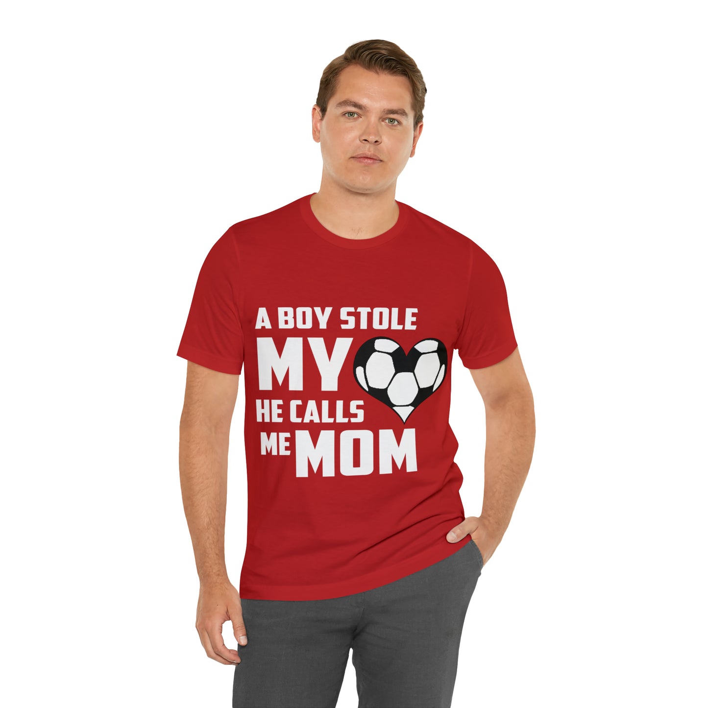 A boy stole my heart he calls me Mom T-Shirt