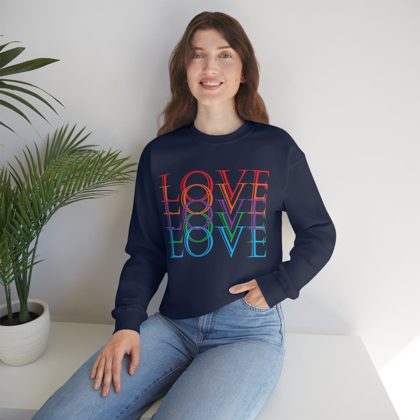 Love in Many Ways Crewneck Sweatshirt