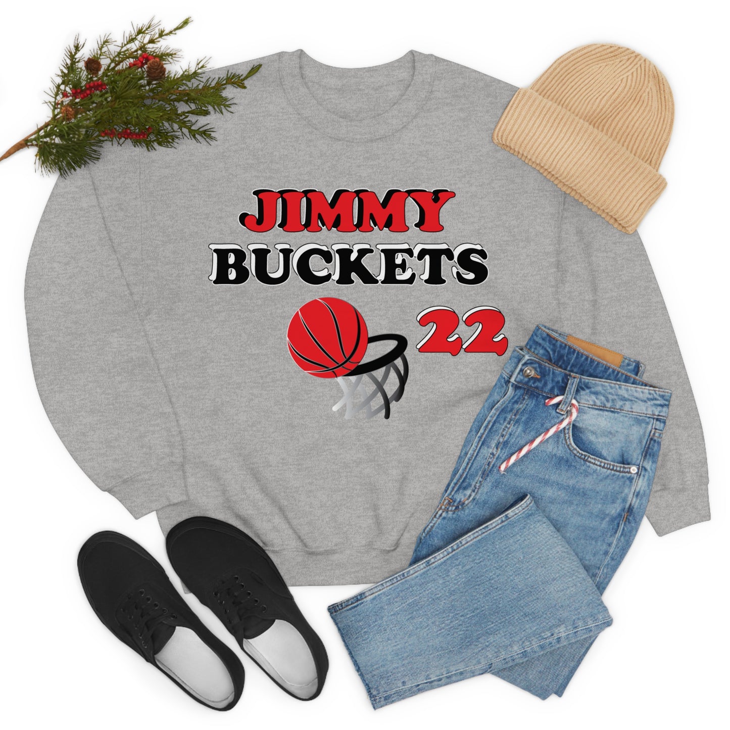 Jimmy 22 Buckets Crewneck Sweatshirt