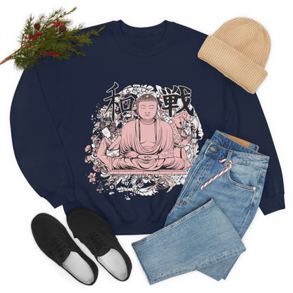 Pink Buddha Crewneck Sweatshirt