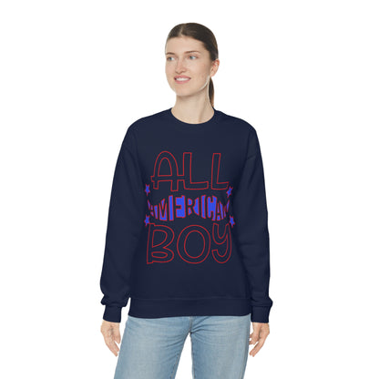 All American boy Crewneck Sweatshirt