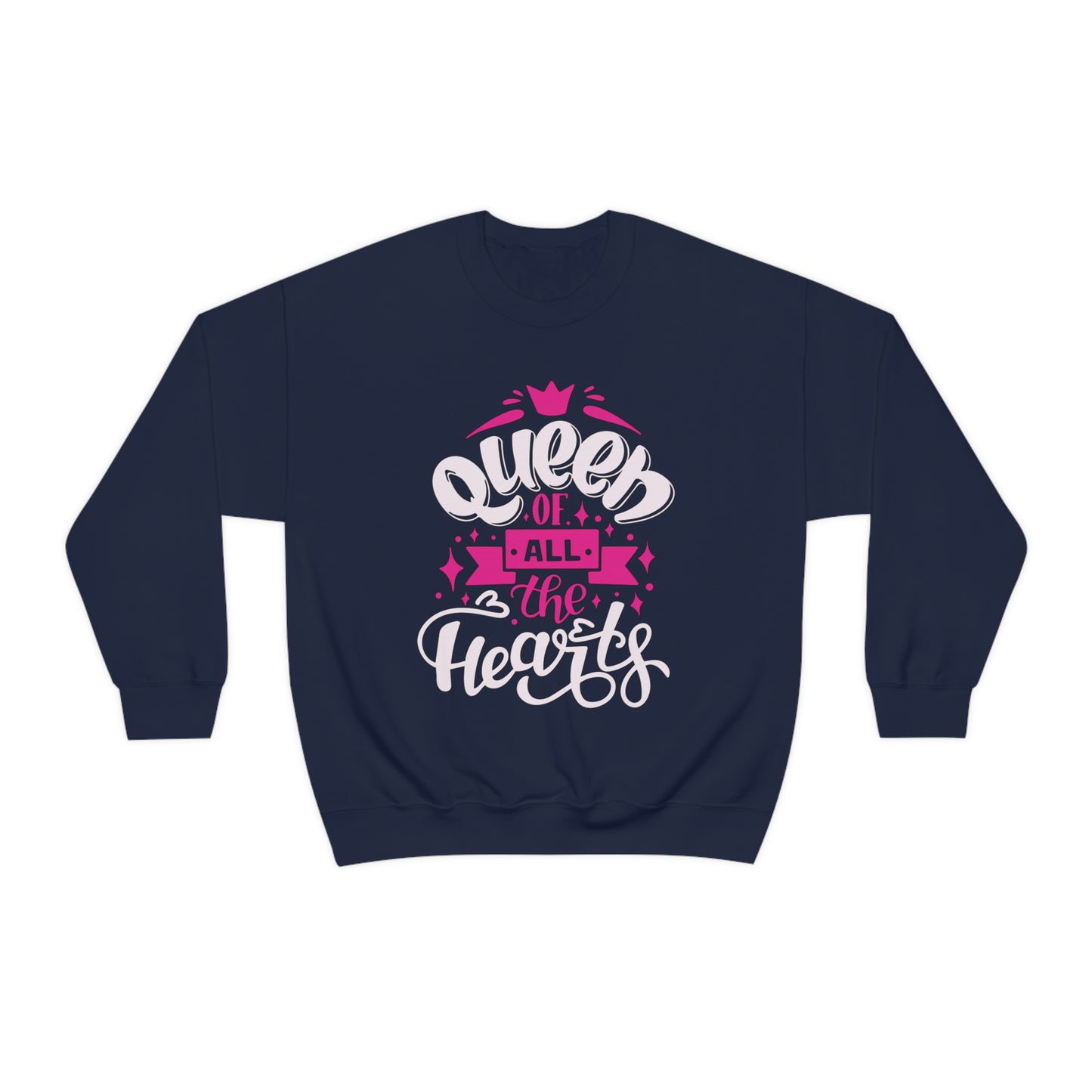 Queen of All The Hearts Crewneck Sweatshirt