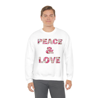 Peace & Love Crewneck Sweatshirt