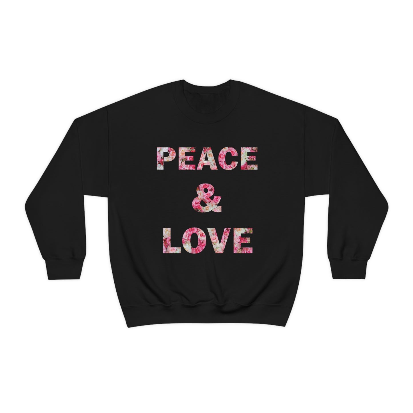 Peace & Love Crewneck Sweatshirt