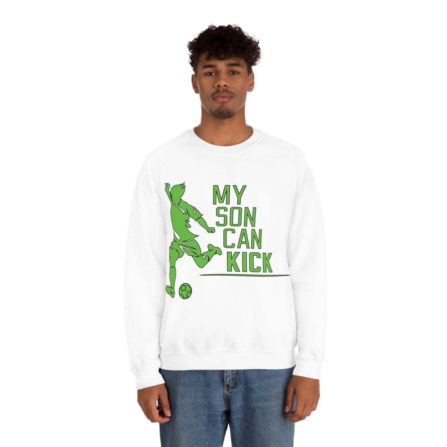 My son kick Crewneck Sweatshirt