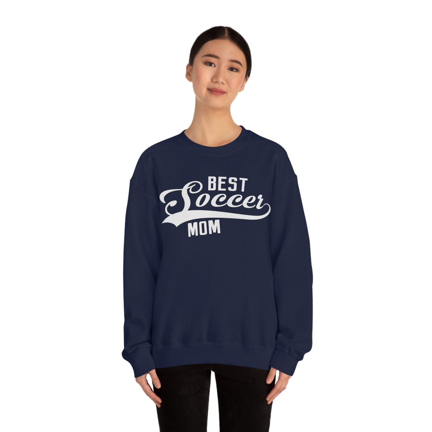 Best-soccer mom Crewneck Sweatshirt