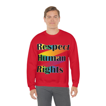 Respect Human Rights Crewneck Sweatshirt