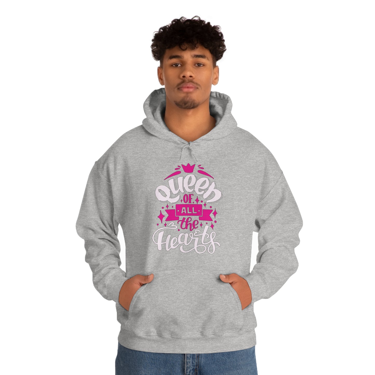 Queen of All The Hearts Hoodie