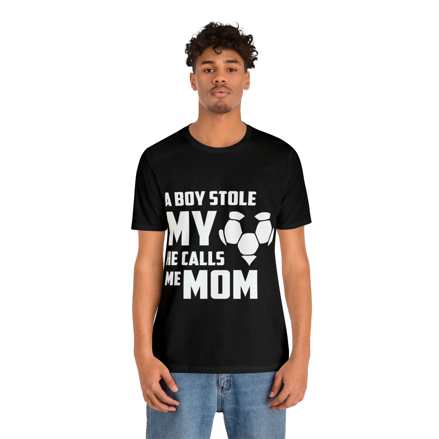 A boy stole my heart he calls me Mom T-Shirt