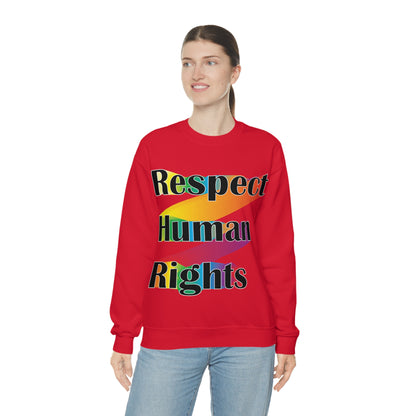 Respect Human Rights Crewneck Sweatshirt