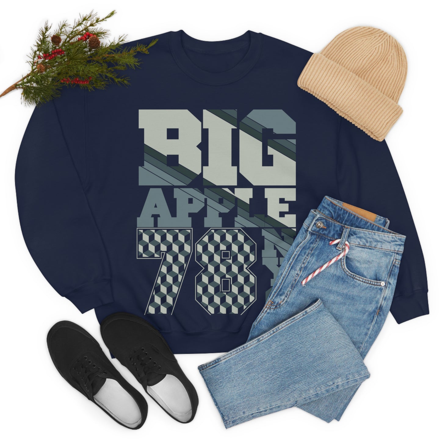 Big Apple NYC Crewneck Sweatshirt