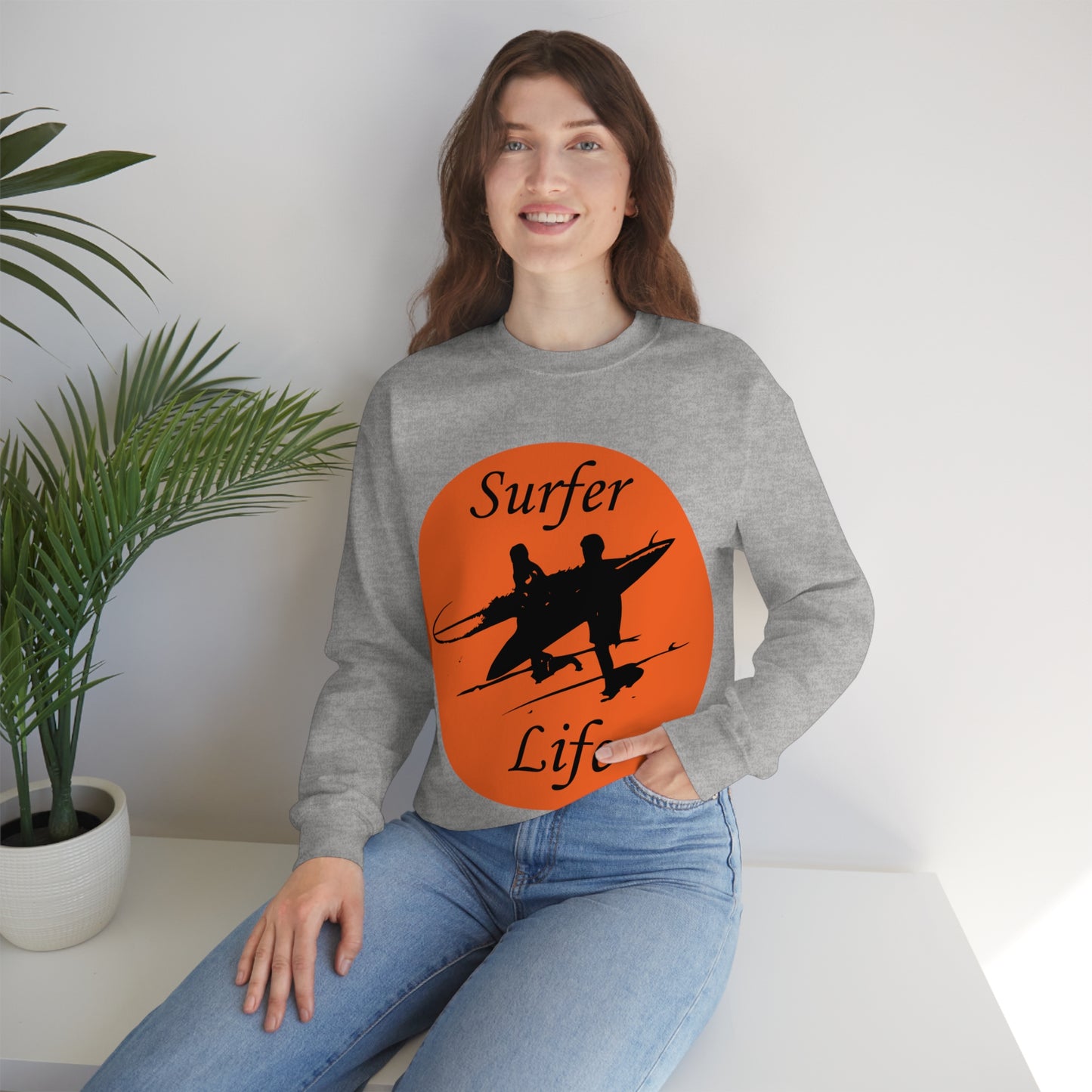 Surfer Life Crewneck Sweatshirt