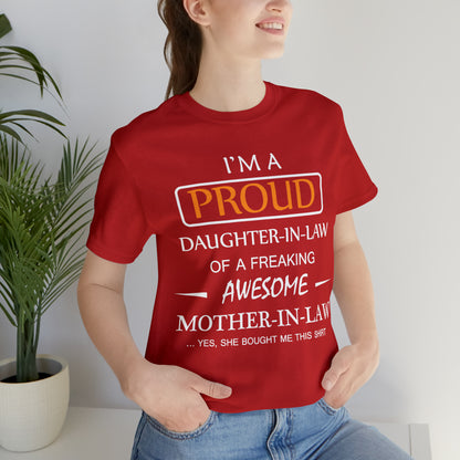 I'm A Proud Daughter in Law T-Shirt