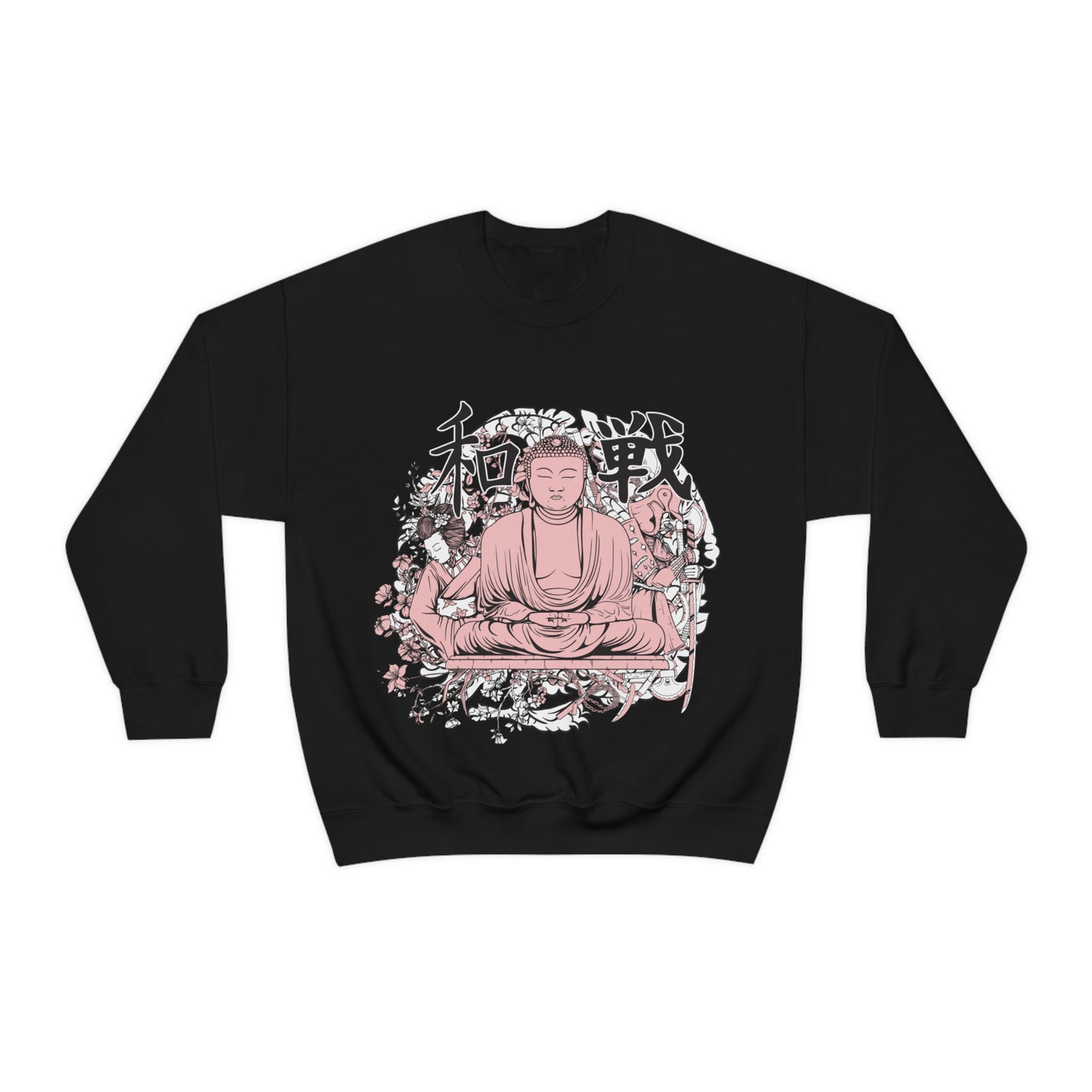 Pink Buddha Crewneck Sweatshirt