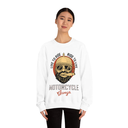 Live to Ride-Ride to Live Crewneck Sweatshirt