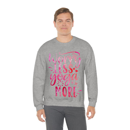 Worry Less Yoga More Crewneck Sweatshirt