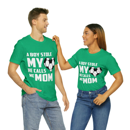 A boy stole my heart he calls me Mom T-Shirt