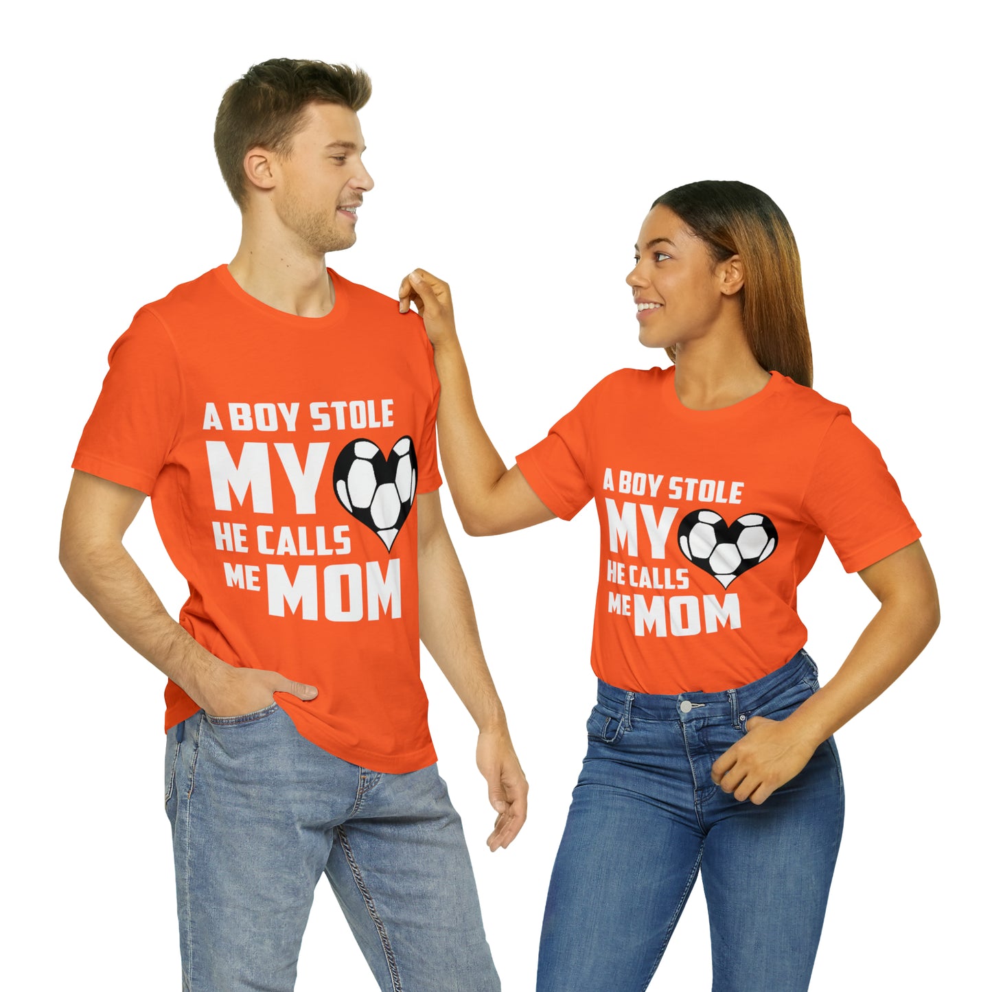 A boy stole my heart he calls me Mom T-Shirt