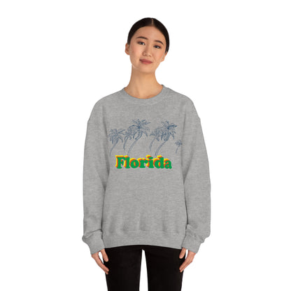 Florida Palm Tree Crewneck Sweatshirt